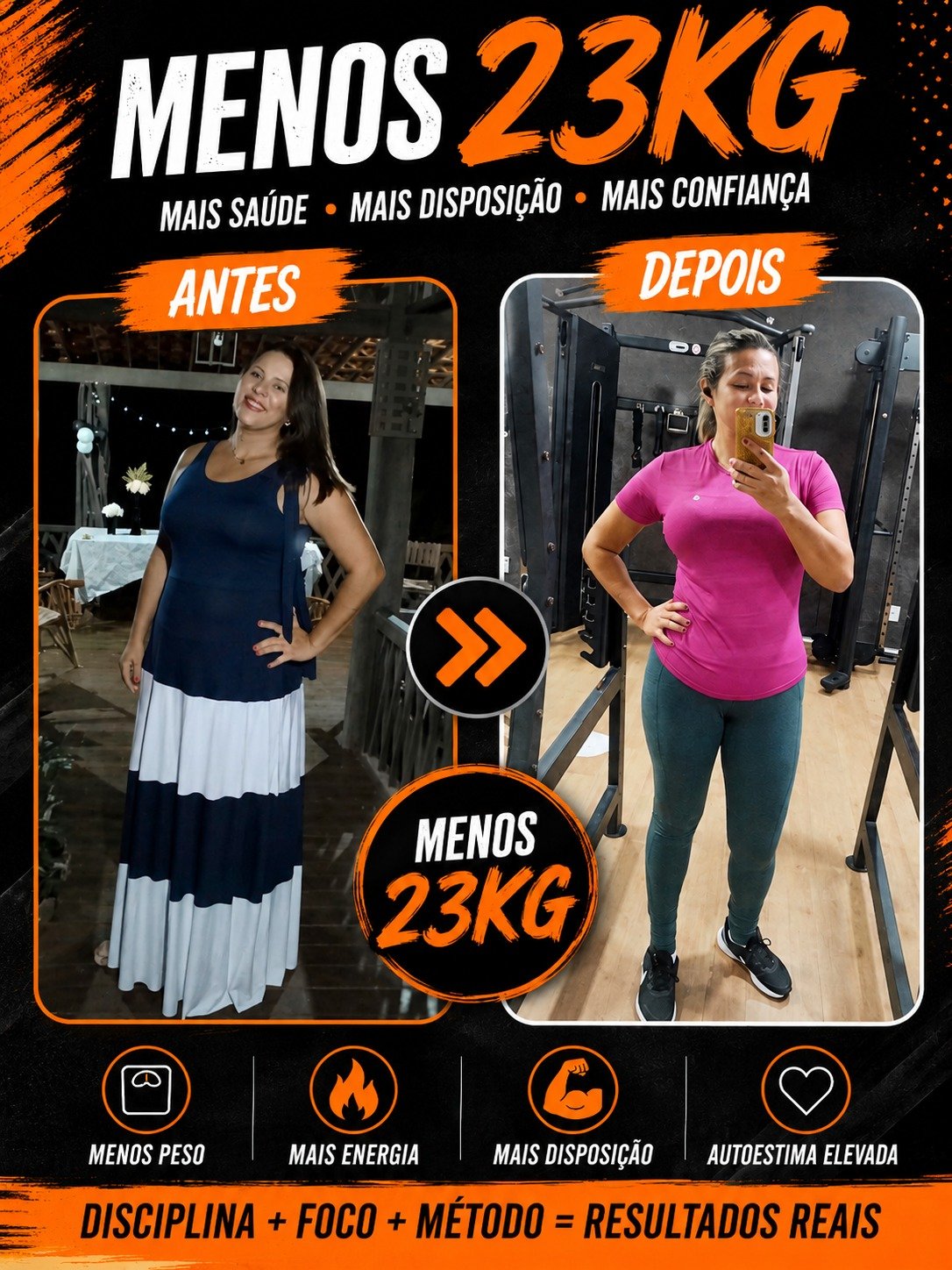 Resultado Antes e Depois
